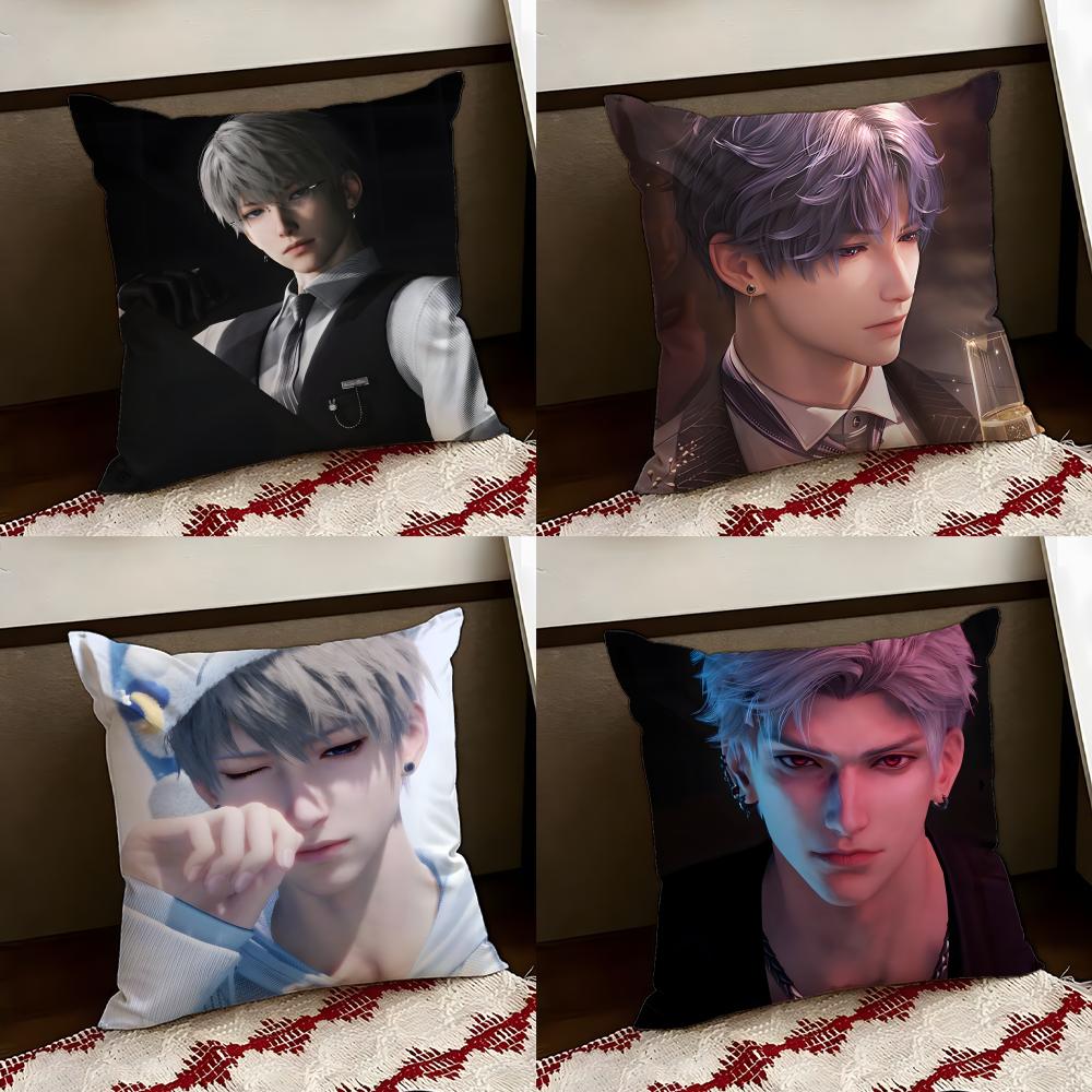 Llove and Deepspace Cushion Cover Reversible Soft Durable Pillow Cover Home Car MultiScene Use for Daily Comfort
