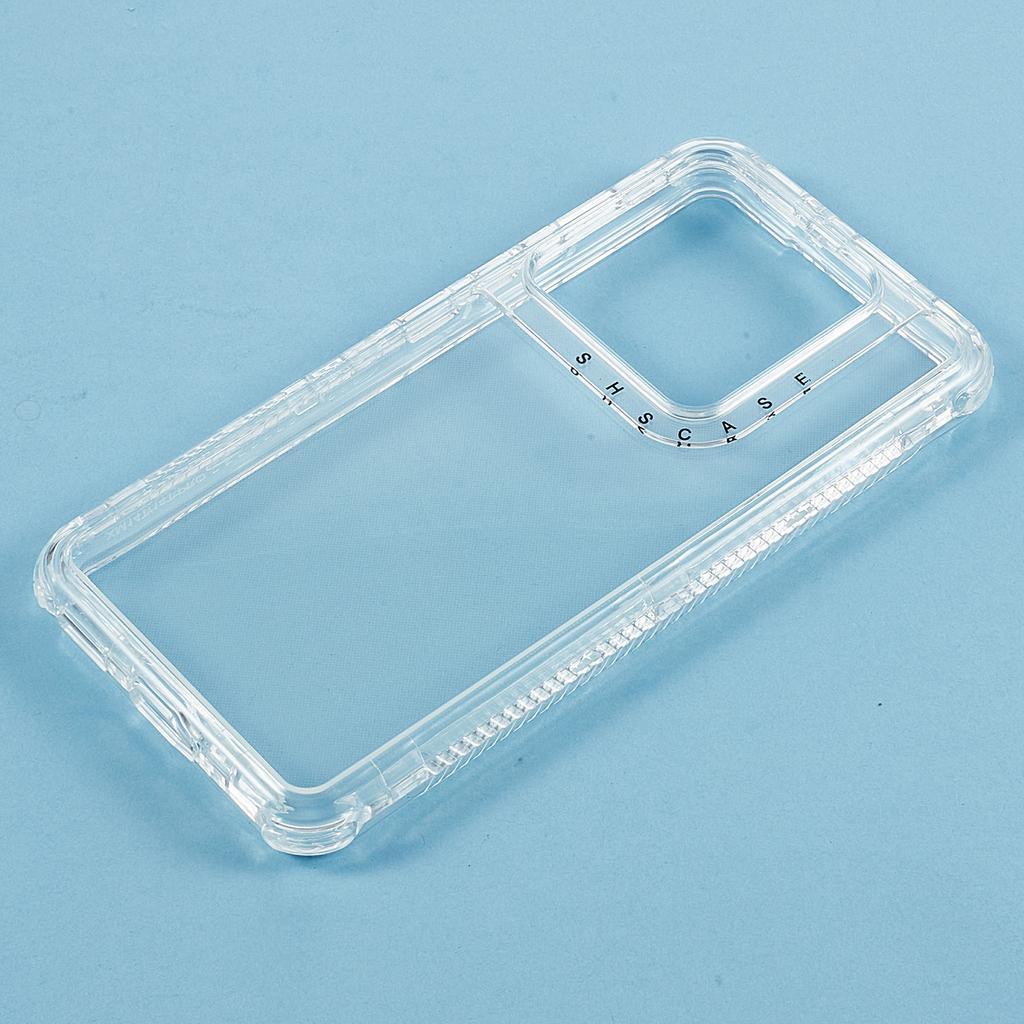 For Xiaomi 14T Crystal Clear Case 3 in 1 Shockproof PC+TPU Phone Cover