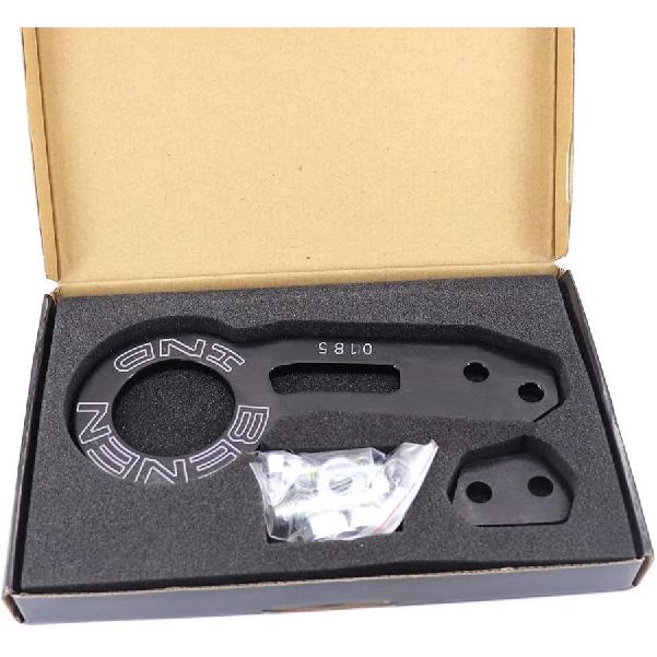 Heart Horse Rear Tow Towing Hook For Universal Car, JDM Bumper Quick Release Auto Trailer Ring Aluminum Alloy, Improved Wiredrawing Anodizing (Black)