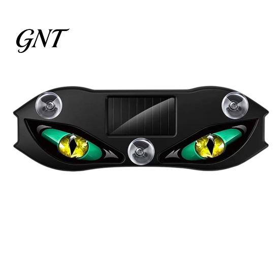Auto Interior Ambient Lighting Solar Demon Eye Car Window Light, Waterproof Wireless Dynamic Warning Sign with Suction Led Breathing Light for