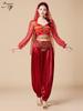 Halloween Princess Jasmine Cosplay Costume: Belly Dance & Stage Performance Set