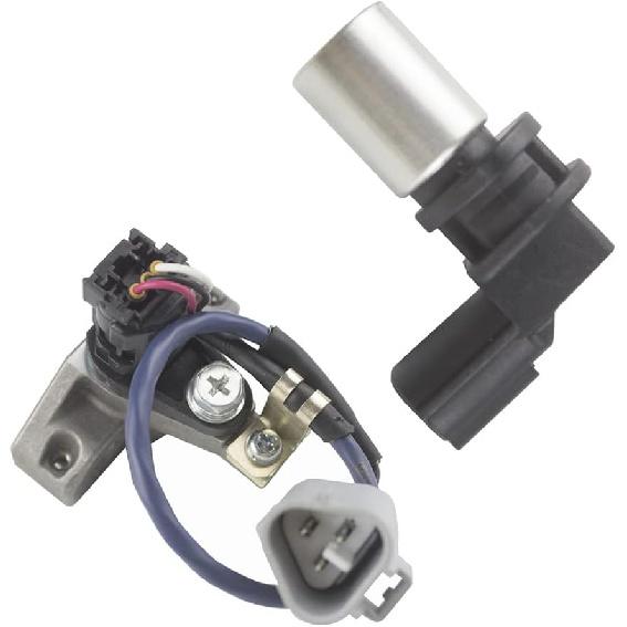 2pcs Crankshaft + Camshaft Position Sensor Kits for 2005-2008 Toyota Tundra 4.7L; 2005-2007 Toyota Sequoia only fit On Timing Cover