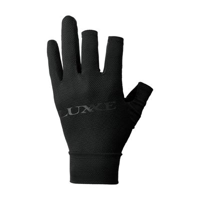 Gamakatsu Luxe TEOTECT 3 Finger Cut Gloves Black M LE7003 #1