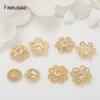 4 Types 8mm/6mm Flower Bead Caps Handmade DIY Jewelry Findings Beads End Cap Accessories Jewellery Making Supplies