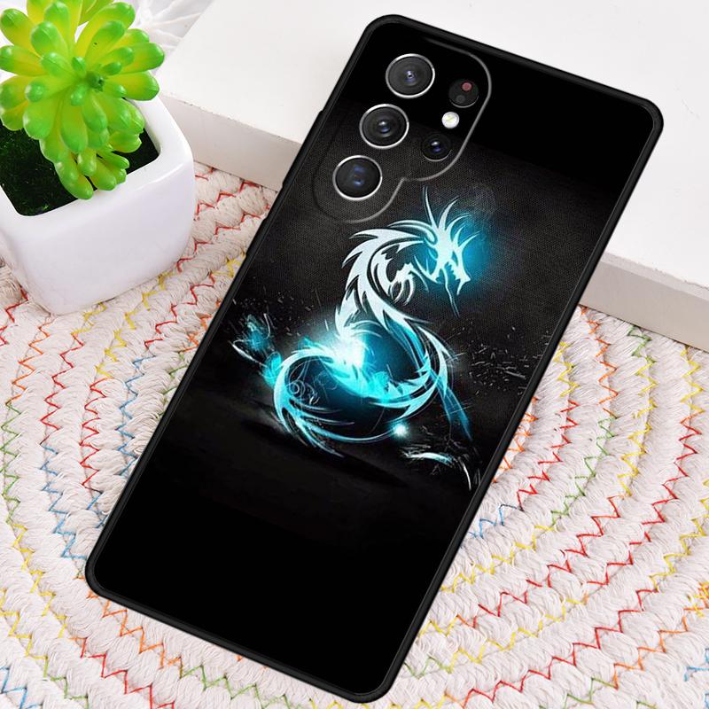 The Chinese Zodiac Dragon Colorful Phone Case For Samsung Galaxy note 10 pro S26 S25 S24 S23 S22 Ultra Plus S21 FE S20 Cover
