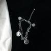Super cool dark wind love bracelet, double-layer cross bracelet, male and female couples, girlfriends, bracelets, jewelry.