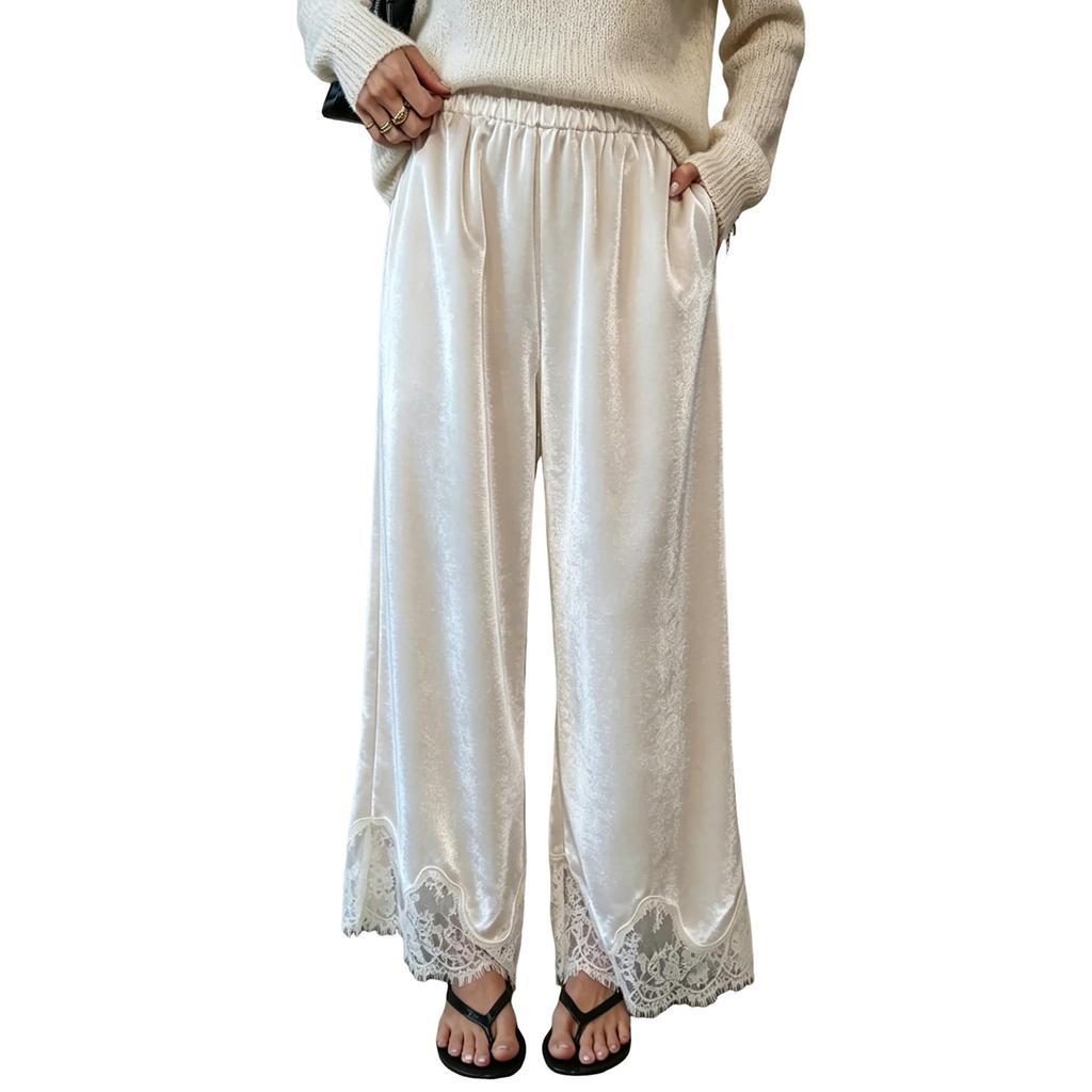 Women's High Waist Wide Leg Yoga Pants Color Casual Athletic Sweatpants for Workout