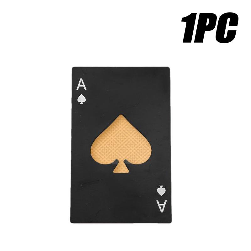 Stainless Steel Poker Bottle Opener Groomsmen and Christmas Party Gift Perfect for Beer Wine Juice Bar and Restaurant Decoration