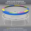 366X30cm Foldable and Portable Trampoline Cover. Made of Plastic, PE, and Foam. Multicolored