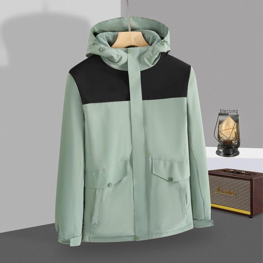 Unisex Winddichte & Waterdichte Softshell Jas met Custom Logo voor Werk, Reizen, Wandelen; Warm, Koudebestendig Buitenmateriaal