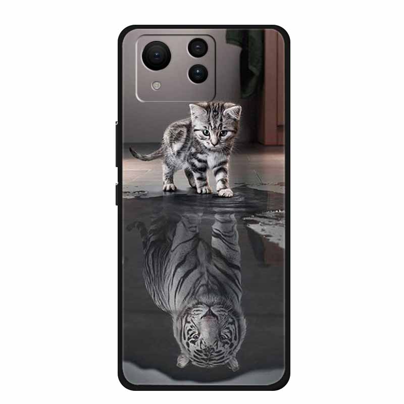 Case For Asus Zenfone 11 Ultra 5G Fashion Painted Wolf Silicone Soft Bumper for Zenfone 11 Ultra Protector Capa ZenFone 11 Ultra