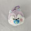 6Cm Small Animal Dog Keychain Bag Pendant Pacifier Doll Hanging Ornament Plush Plaything Rabbit Keyrings Gifts