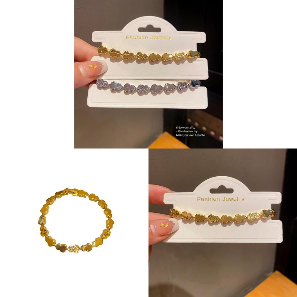 Nytt Mässingsarmband i Kinesisk Stil Med Snidad Kalebasshänge För Kvinnor Presenttillbehör