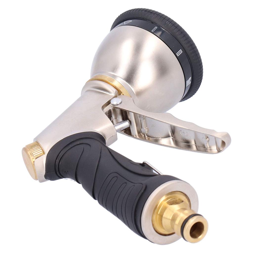High Rressure Hose Handheld Water Sprayer with 9 Nozzle Patterns for Lawn and GardenAdjustable Heavy Duty Garden Water Gun