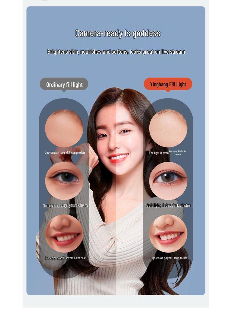 Yingbang 400W LED-Fülllicht für Live-Übertragungen und Beauty-Fotografie