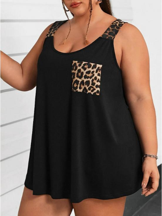 

Women s Casual Leopard Print Raglan Sleeve Dress with Round Neck and Pockets - Perfect for Outings and Vacations 1XL фіолетовий/червоний