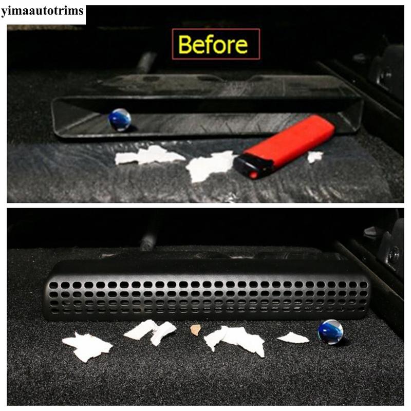 Seat Under Floor AC Air Vent Condition Outlet Dust Cover For Peugeot 3008 5008 GT 2017 - 2024 / Citroen C5 Aircross 2018 - 2024
