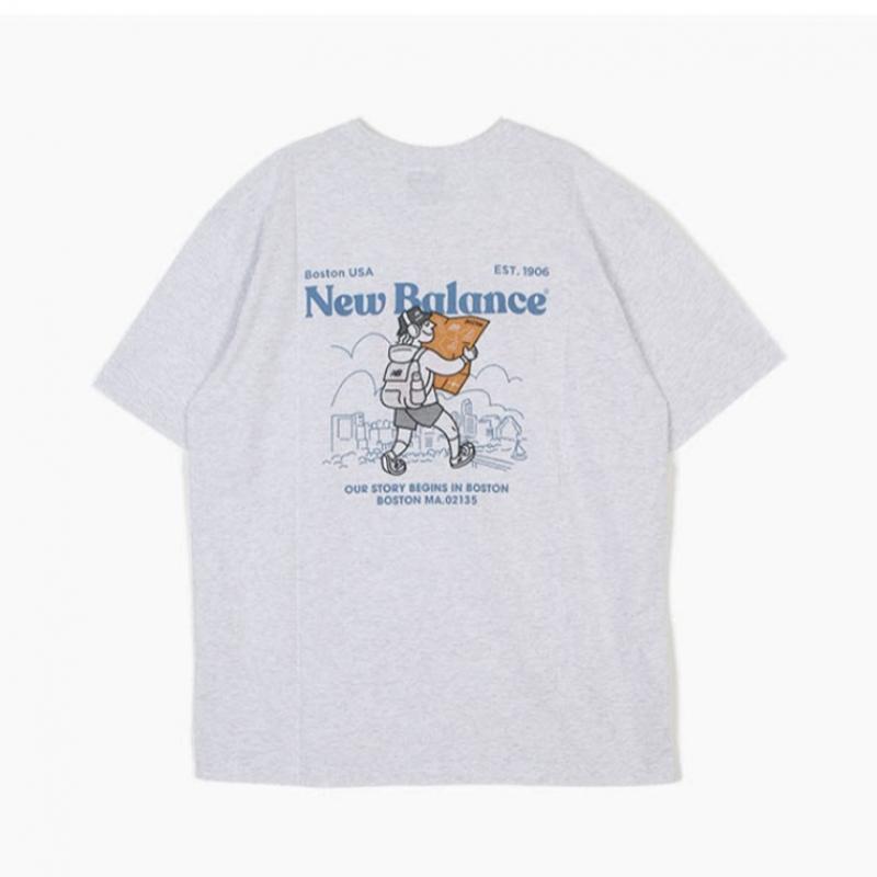 New Balance Tee Nqj NbnefcO253 16 Uni Nb BOy Travel ShOrt Sleeve Tee  O