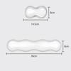 Mouse Pad With Wrist Rest, Keyboard Rest, Anti Slip Silicone Transparent Desktop Office Game Console, Mouse Wrist Rest
