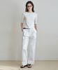 Wednesday Oasis For Woman W/Herring Roll-Up Wide Cotton Pants_Ivory(W26Pt10)