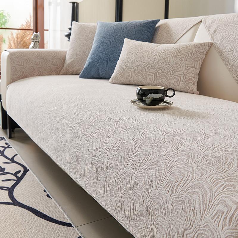 French Premium Sofa Cushion Universal In All Seasons  New Modern Chenille Non-Slip Seat Cushion Sofa Cover Cloth