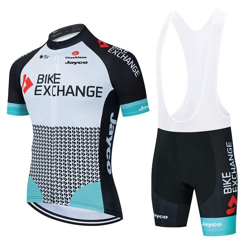 Men Women Cycling Jersey Set Short Sleeve Breathable Performance Kit Road Bike Riding