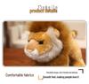 White Lion King Plush Toy - Cute Zoo Stuffed Animal Doll Birthday Gift