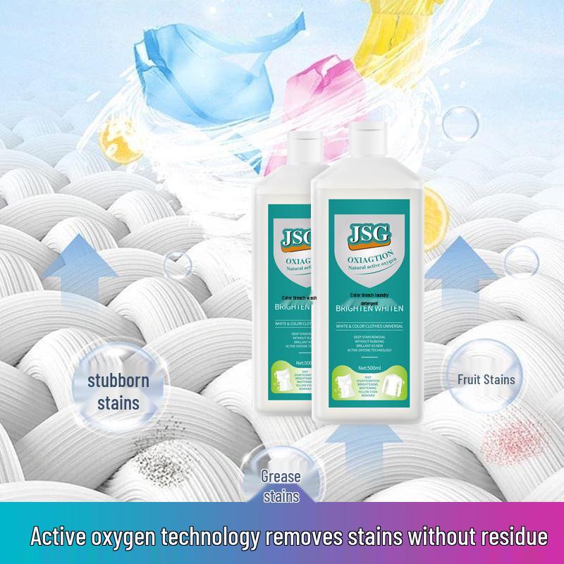 Universal Color-Safe Bleach: Stain & Yellowing Remover, Whitens & Brightens Colored Clothes