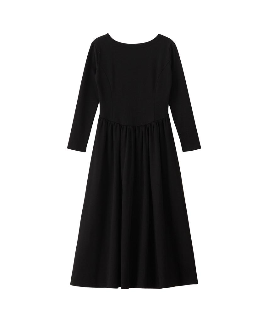 SALON DE YOHN Basic Ballet Core Dress_ Black