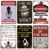 Warning No Farting Slogan Vintage Metal Tin Signs Home Bar Pub Decorative Plates Danger Retro Sign Wall Stickers Art Poster