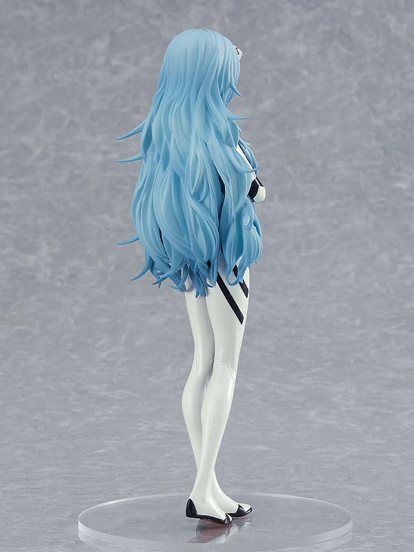 POP UP PARADE New Theatrical Edition Rei Ayanami Long Hair Plastic Complete Figure Second Resale Evangelion Ver. Non-scale Pre-painted