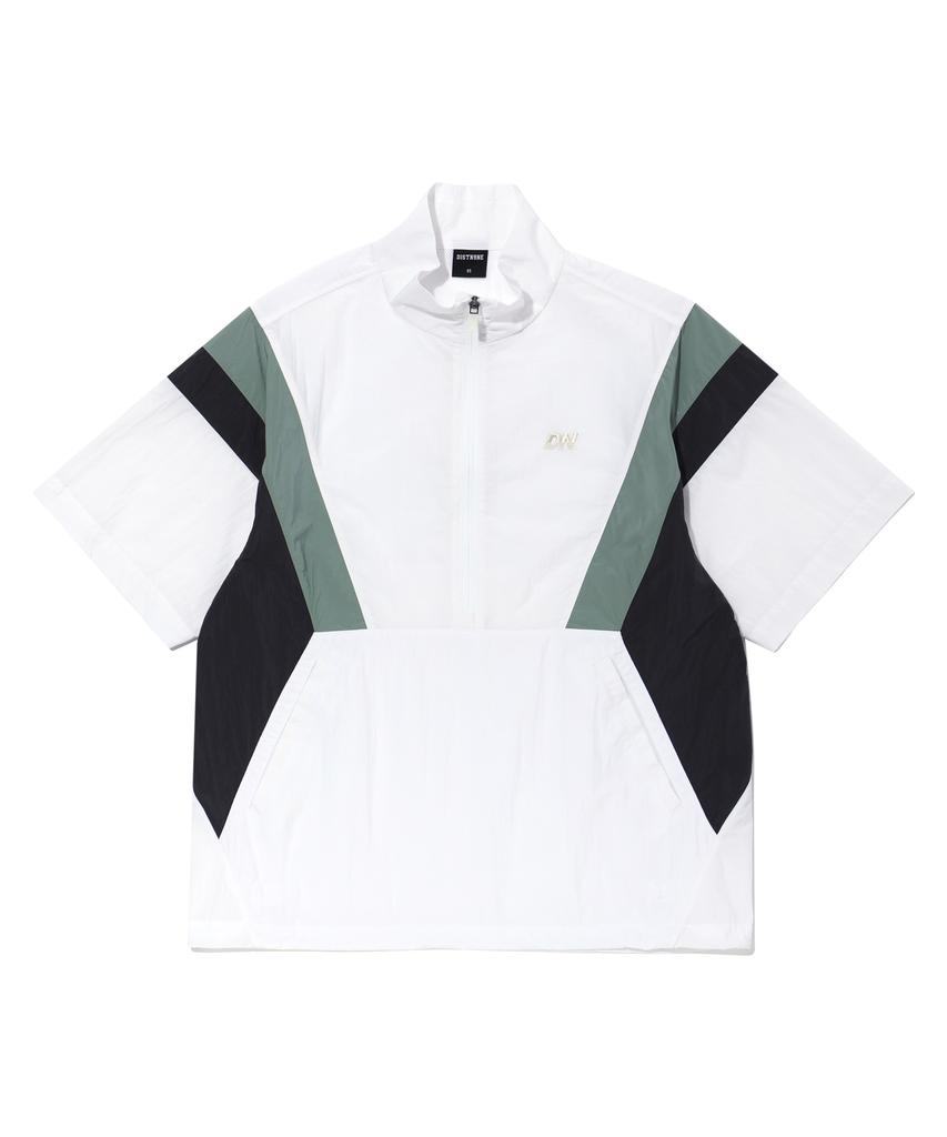 Distn9Ne Block Short Sleeve Anorak White (Lo2Tu294-002)