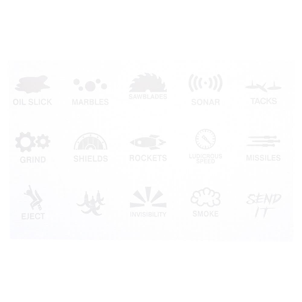 4PCS Car Sticker Decal, Car Switch Button Sticker 15 Patterns Novelty Stickers for Car