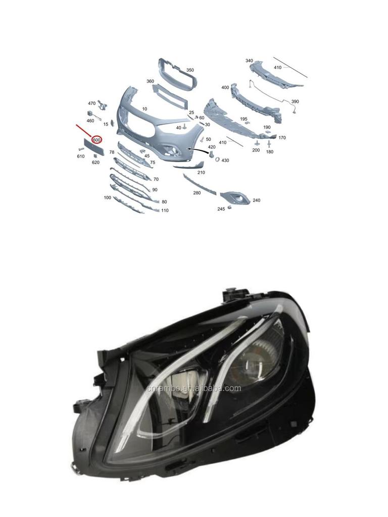 Registreringsskylt 2478809507 för Mercedes-Benz W247 (2022-2025).