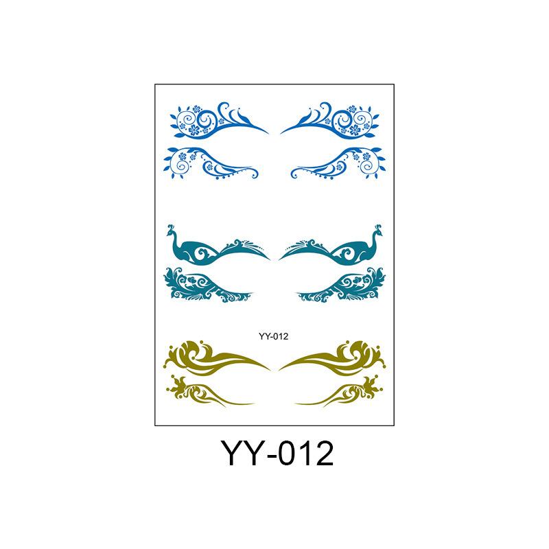 Cross Border Makeup Eyelash Tattoo Stickers Ball Waterproof Sweat Resistant Disposable Eye Simulated