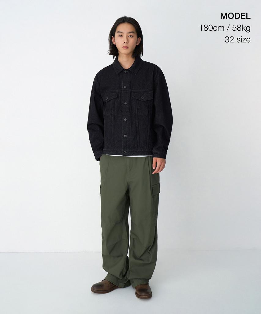 Musinsa Standard Cotton Parachute Elastic Cargo Pants [Khaki]