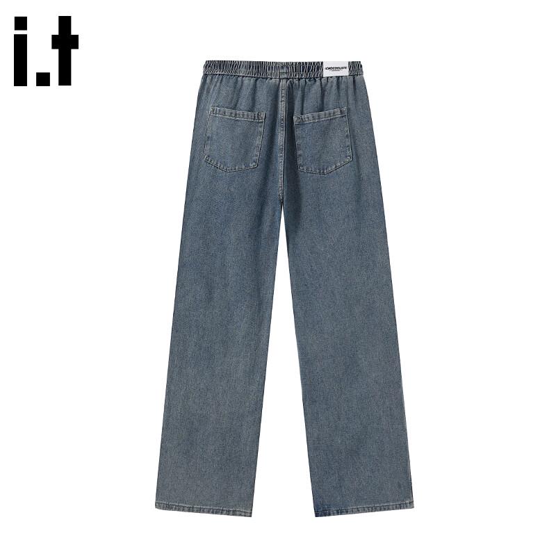 CHOCOOLATE Men's Loose Fit Straight Leg Jeans