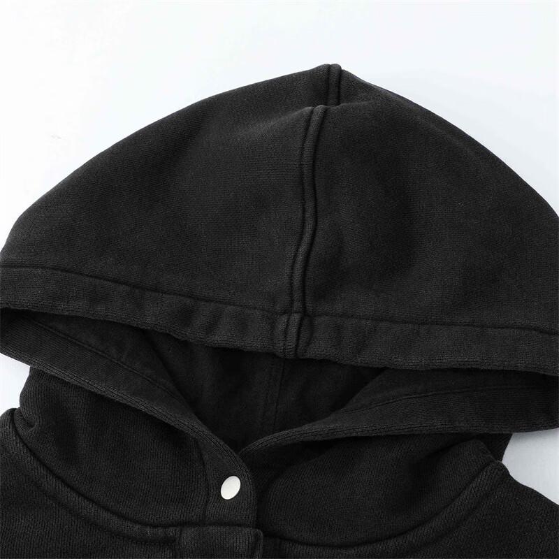 Puma Retro Hoodie Reverie Casual Comfortable Hooded Sweatshirt Women hoodies Black 629608-01