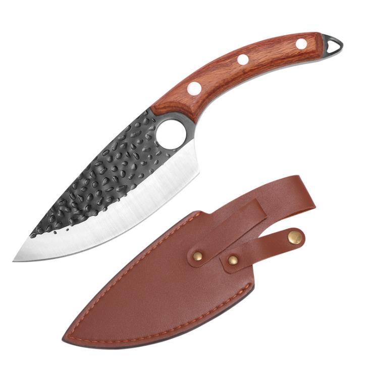 Hand-forged High Carbon Steel Chef's Knife Boning Knife Fillet Knife Meat Cleaver Ring Butcher Knife
