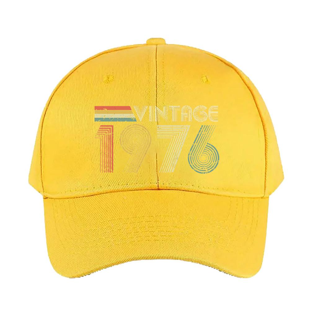 Vintage  Th Birthday Cap Summer Woman Man Adult Hat Fashion Casual Adjustable Printed Baseball Caps Trucker Cap