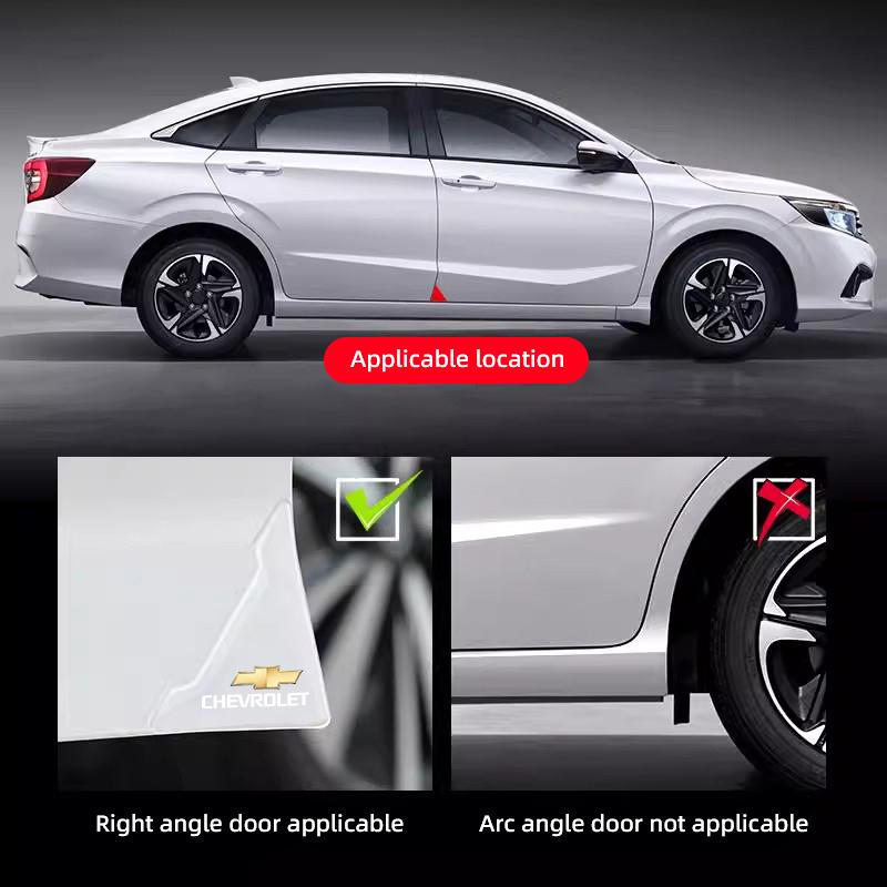 4 Stuks Auto Deur Siliconen Buffer Stickers Anticoncussie Krasbestendig Voor Chevrolet Spark Captiva Cruze Malibu Equinox Trax Camaro