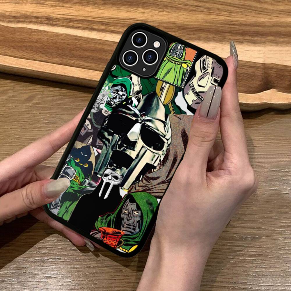 

MF-DOOM Rapper Phone Case For IPhone 16 Pro Max 15 14 Plus 14 13 12 11 17 PC+TPU Cases Back Cover iPhone 14 plus
