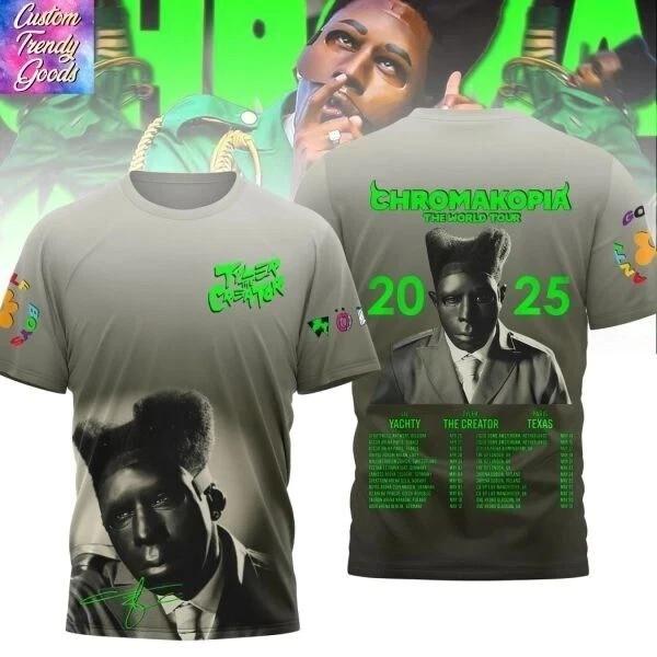 The Creator – Chromakopia The World Tour 2026 3D T-Shirt S