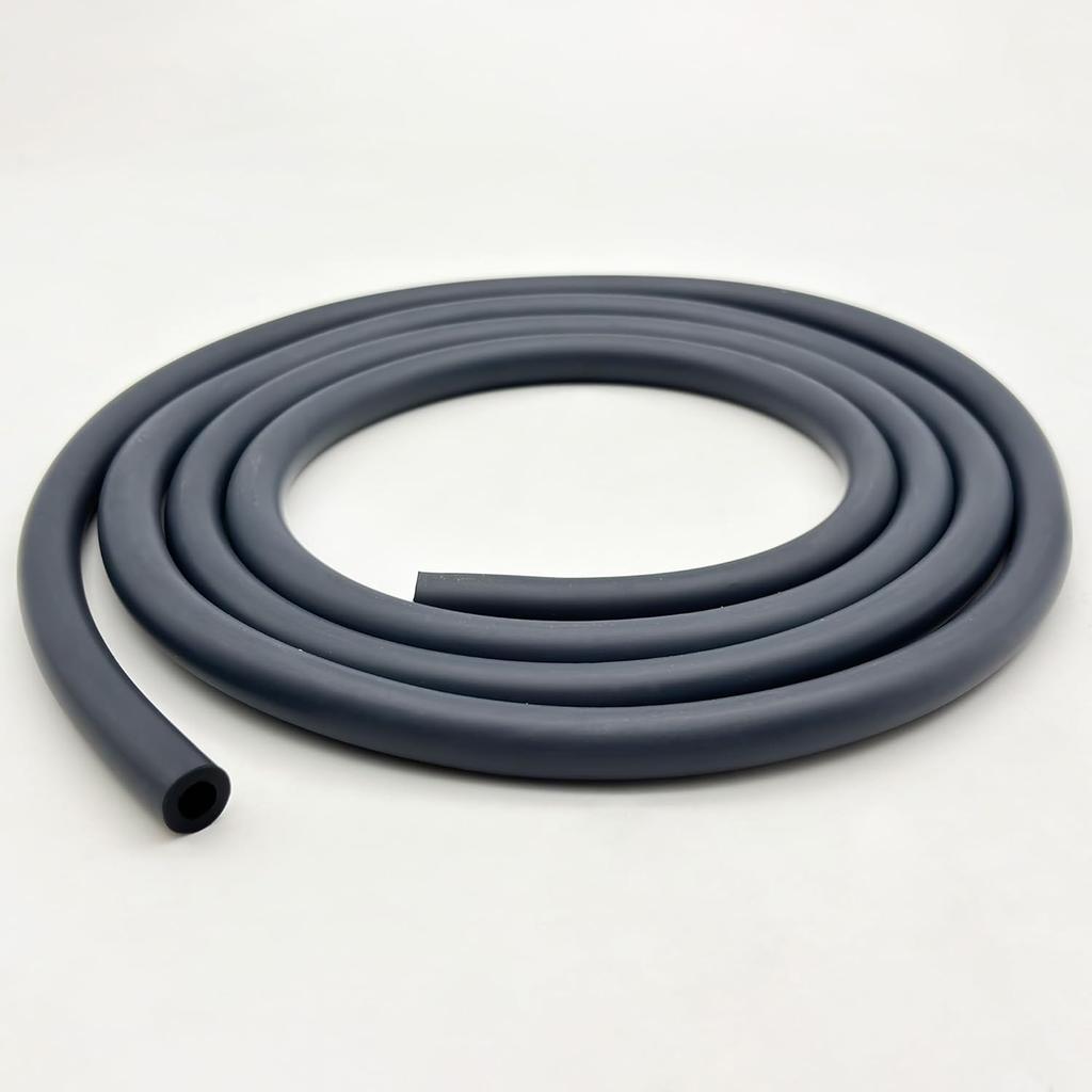 1/4 ID Fuel Gas Line Hose Fit For Briggs & Stratton Craftsman MTD Kawasaki Kohler Small Engines Generator Powersports W/ 20 Clamps Rubber Black 8