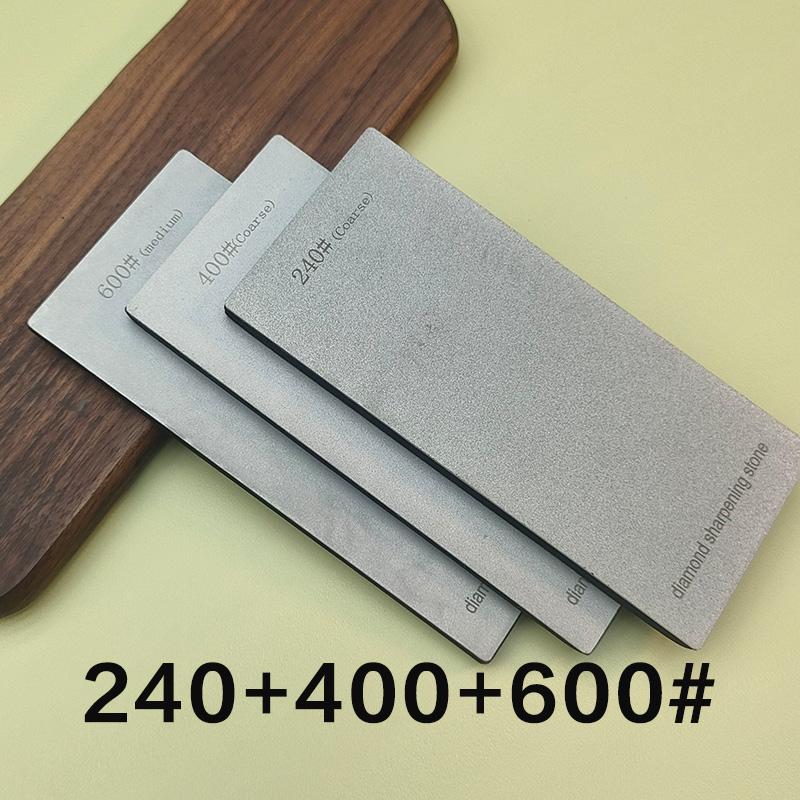 Diamond Sharpening Stone Knife Sharpener Hard Base Non-slip Grit 80-3000# Diamond Tools Fine Grinding Whetstone 170*75mm