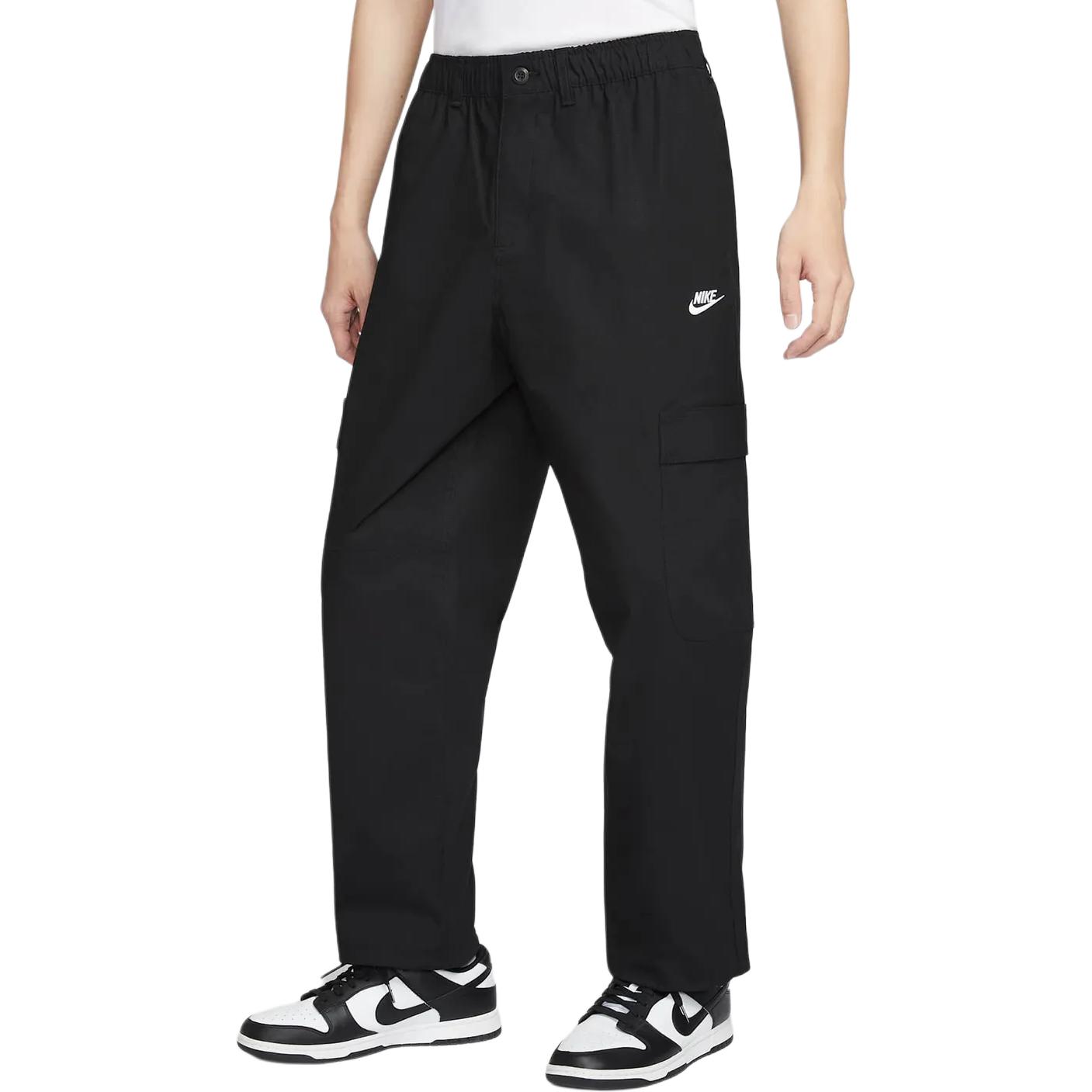 

Nike Мужские рабочие брюки прямого кроя с несколькими карманами, пуговицами и логотипом HV1434-011 M