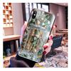 Santa Christmas Tree Glass Phone Case For iPhone 17 Pro Max Air 17 16 15 14 13 Pro Max 15 16 Pro 15Plus Case