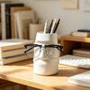 Creative Desktop Storage Abstract Face Statue Eyeglass Holder And Pen Holder, Modern Art Home Office Organizer Desk for Office, Decor, Makeup