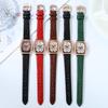Retro Wine Barrel Women'S Watch Light Luxury Diamond-Encrusted High-End Belt Watch Women'S Waterproof Quartz Watch