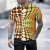 Women Short Sleeve Crew Neck T Shirt Black White Tropical Palm Leaf All Over Print Top